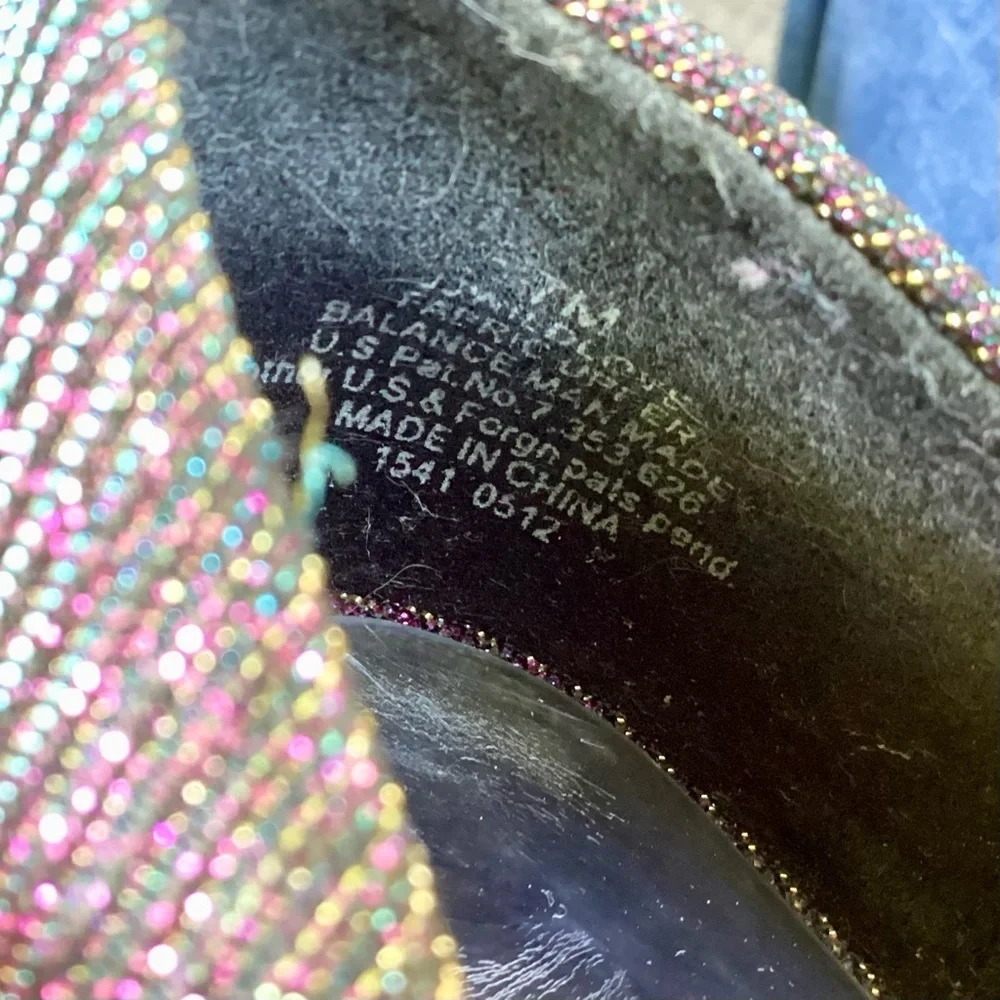 Nine & Company Iridescent Purple Stiletto Heels Size 7